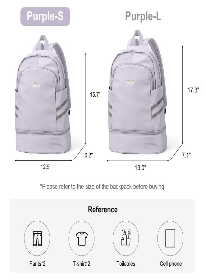 coofay Gym Backpack For Women Waterproof Sports Backpack With Shoe Compartment Lightweight Travel Backpacks Small Gym Bag Dance Volleyball Backpacks - Image 2